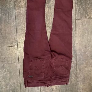 Hudson maroon pants